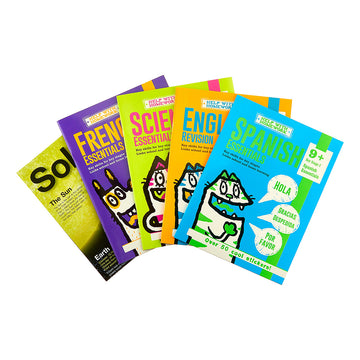 Essential Workbooks Pack (Science, French, Spanish, English) Revision - Paperback